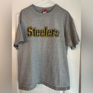 NFL Steelers Gray Vintage T-Shirt